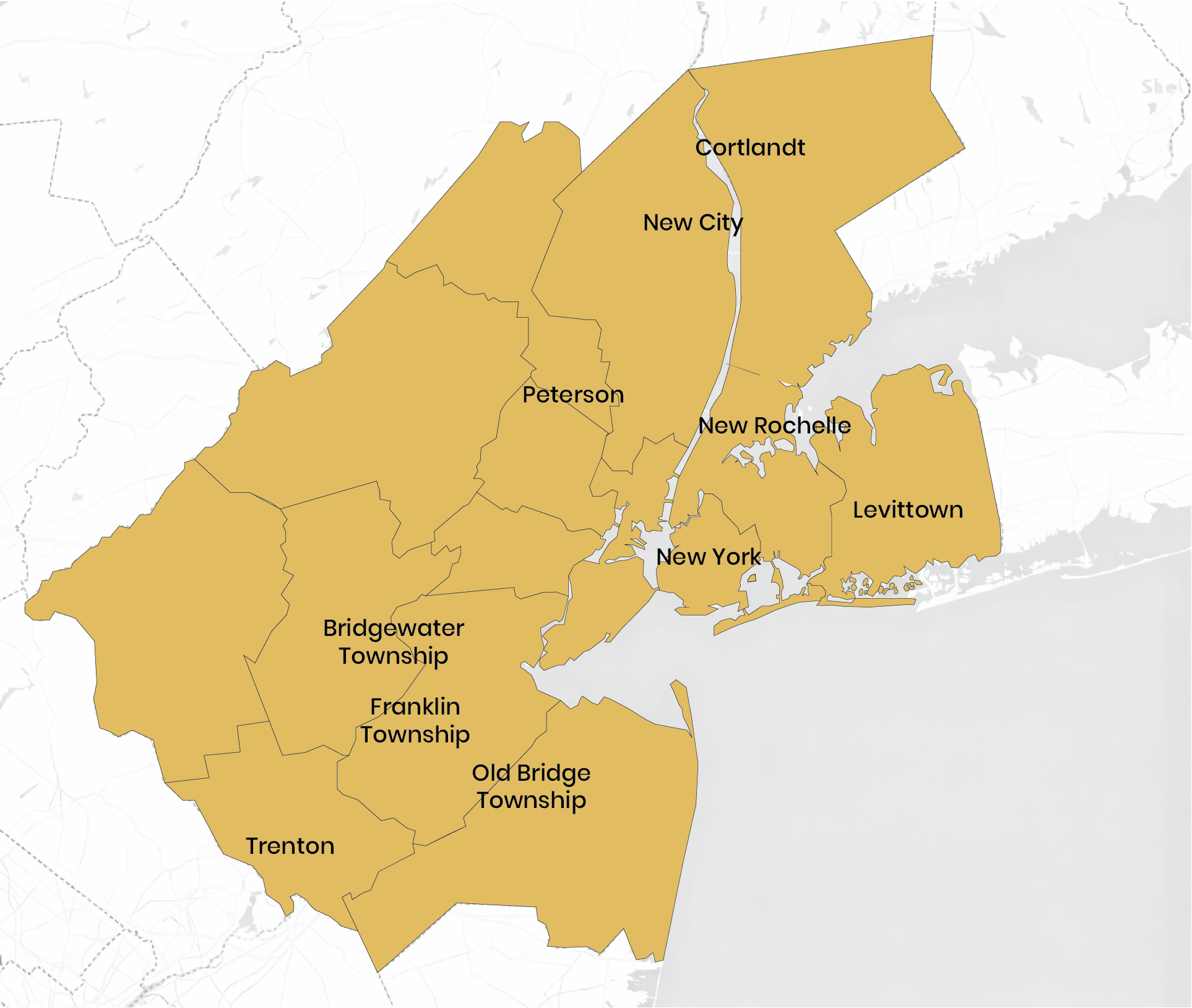new york map